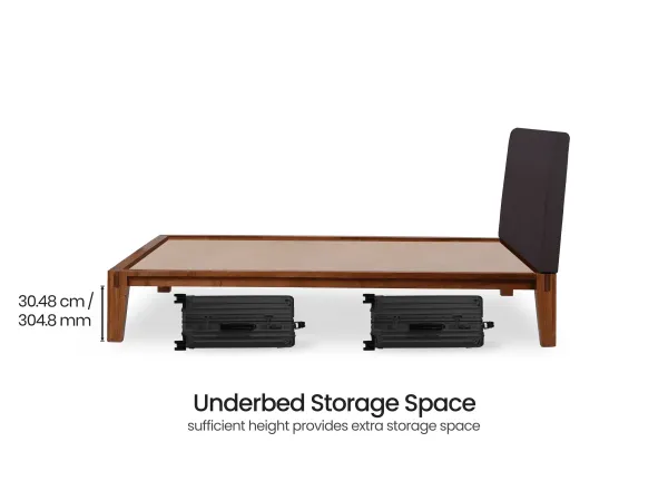 Jade Solid Wood Queen Size Double Bed